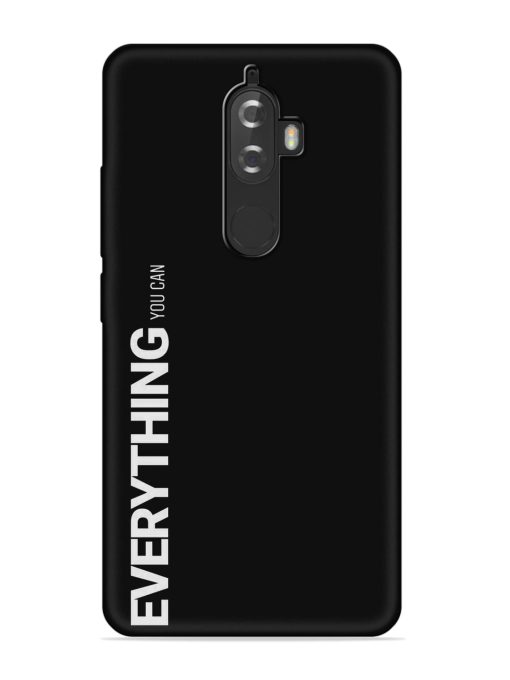 Everything You Can Embossed Soft Silicone Case for Lenovo K8 Plus