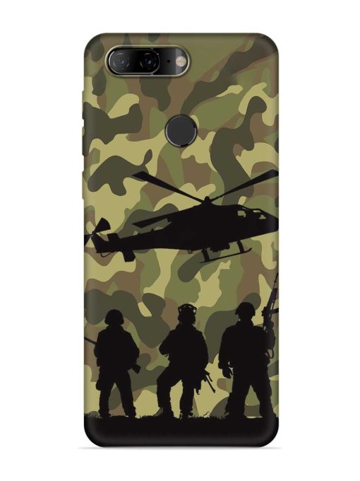 Army Heros Embossed Soft Silicone Case for Lenovo K9 Zapvi