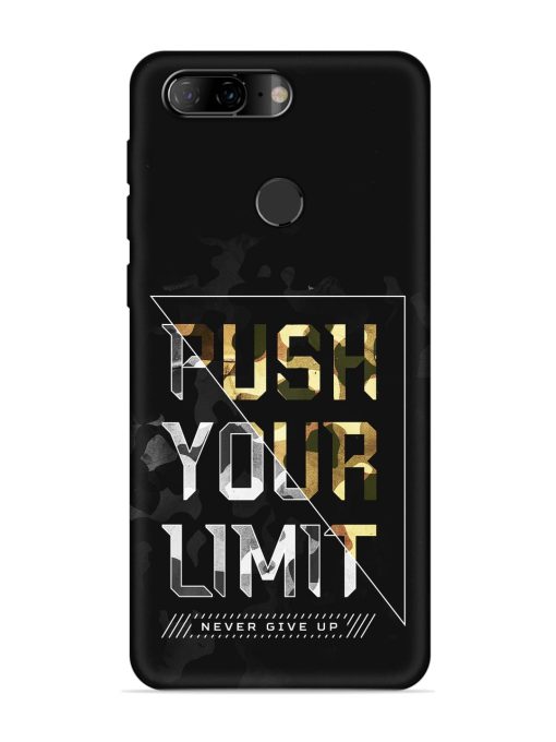 Push Your Limits Embossed Soft Silicone Case for Lenovo K9 Zapvi