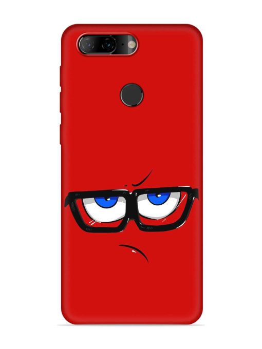 Rad Angry Face Embossed Soft Silicone Case for Lenovo K9 Zapvi