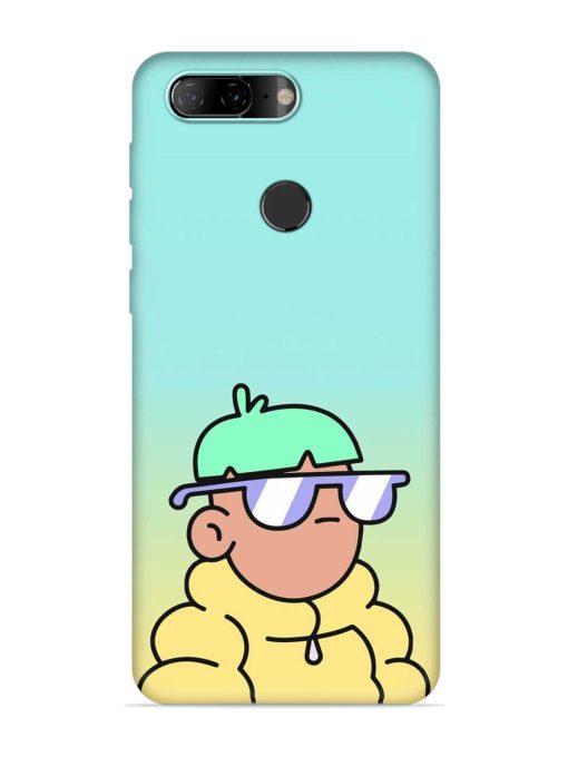 Doodles Cool Character Embossed Soft Silicone Case for Lenovo K9