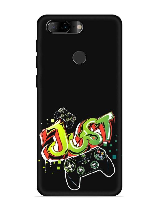 Graffiti Gamepad Illustration Embossed Soft Silicone Case for Lenovo K9 Zapvi