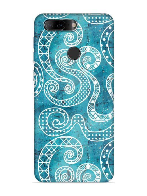 Vintage Curved Seamless Embossed Soft Silicone Case for Lenovo K9 Zapvi