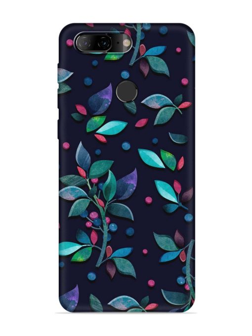 Decorative Watercolor Flower Embossed Soft Silicone Case for Lenovo K9