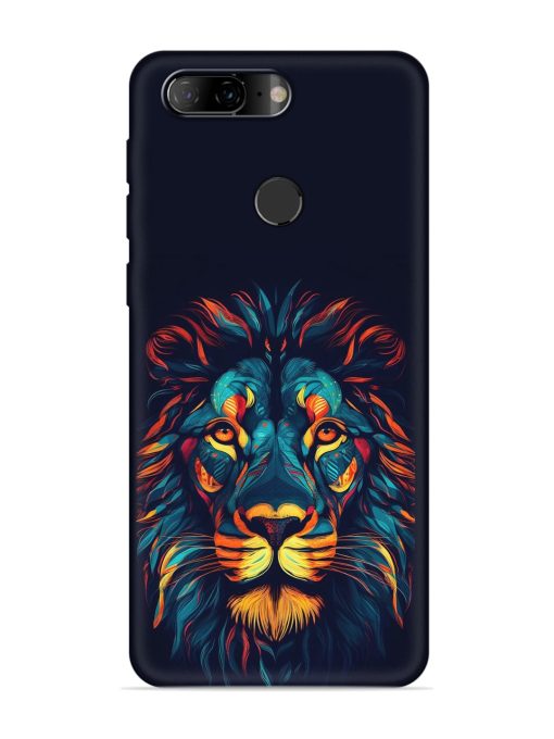 Colorful Lion Embossed Soft Silicone Case for Lenovo K9 Zapvi