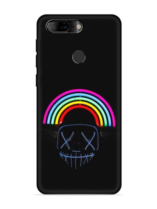 Mask Rainbow Embossed Soft Silicone Case for Lenovo K9