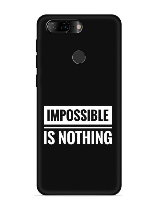 Impossible Is Nothing Embossed Soft Silicone Case for Lenovo K9