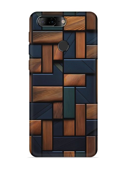 Wooden Background Cubes Embossed Soft Silicone Case for Lenovo K9 Zapvi