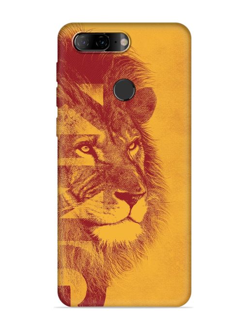 Gold Lion Crown Art Embossed Soft Silicone Case for Lenovo K9