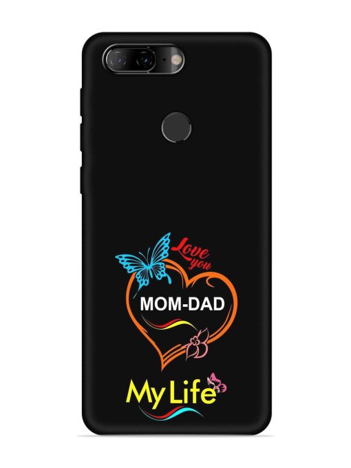 Love You Mom Dad Embossed Soft Silicone Case for Lenovo K9