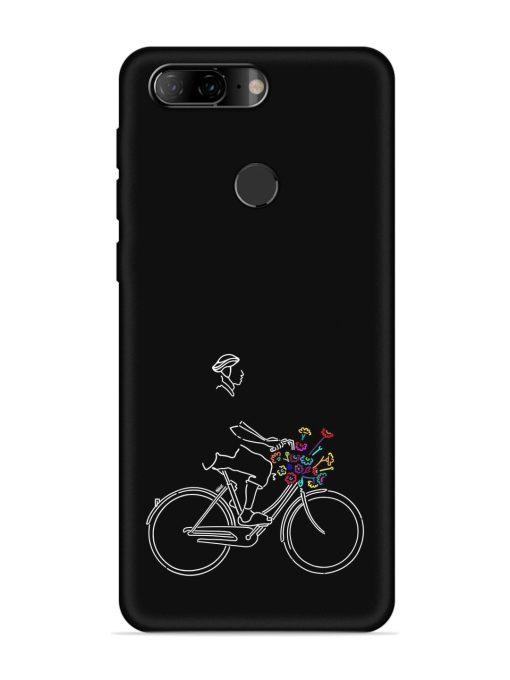 Minimalist Cycle Art Embossed Soft Silicone Case for Lenovo K9