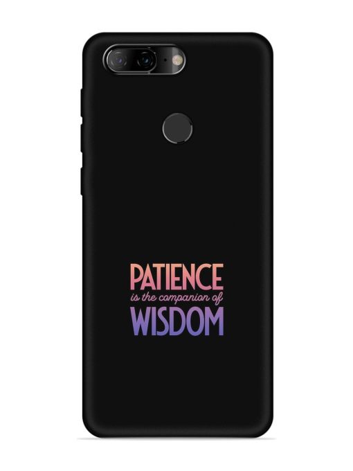 Patience Is The Embossed Soft Silicone Case for Lenovo K9