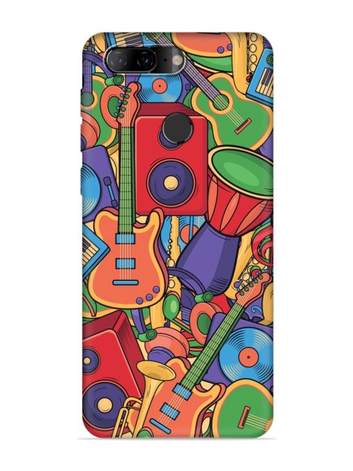 Colorful Music Art Embossed Soft Silicone Case for Lenovo K9 Zapvi