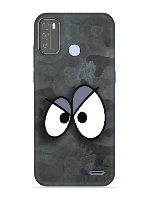 Big Eyes Night Mode Embossed Soft Silicone Case for Micromax In 1B