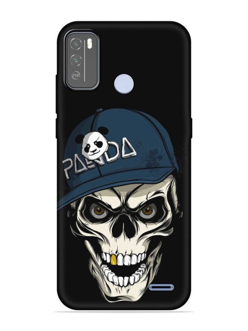 Panda Skull Embossed Soft Silicone Case for Micromax In 1B