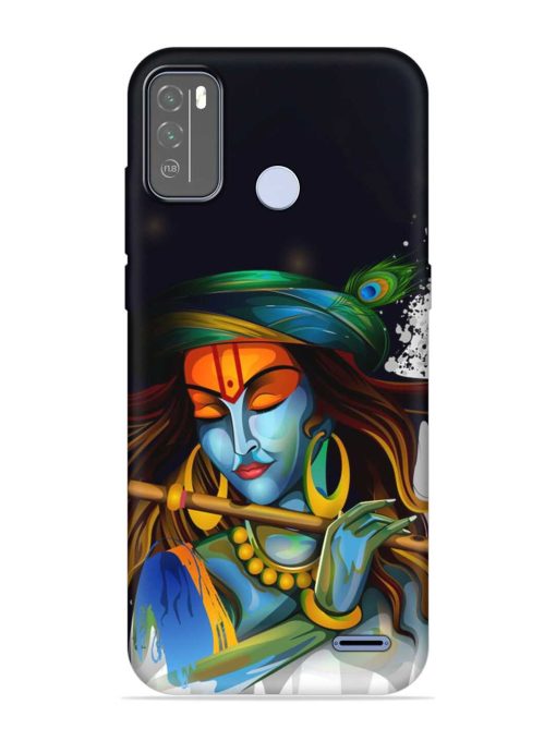 Krishna Art Embossed Soft Silicone Case for Micromax In 1B