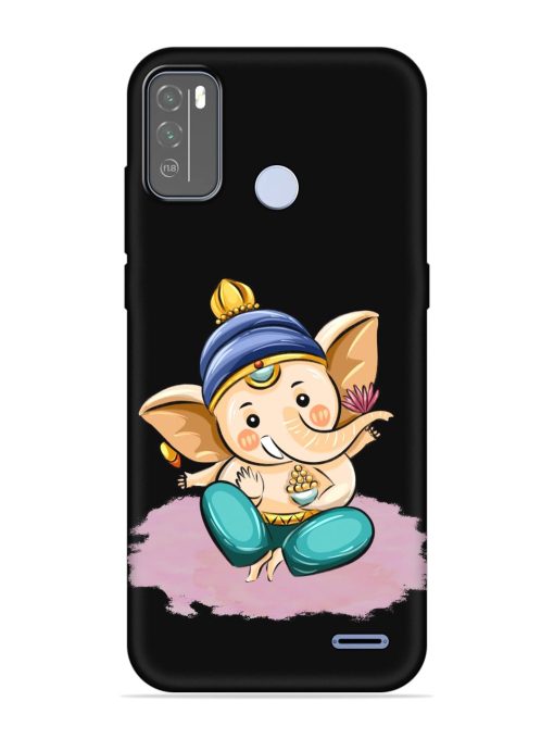 Bal Ganesh Vector Art Embossed Soft Silicone Case for Micromax In 1B Zapvi