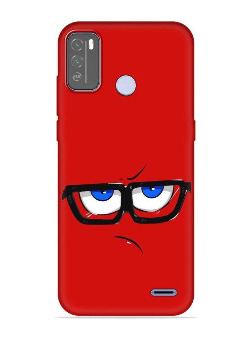 Rad Angry Face Embossed Soft Silicone Case for Micromax In 1B Zapvi