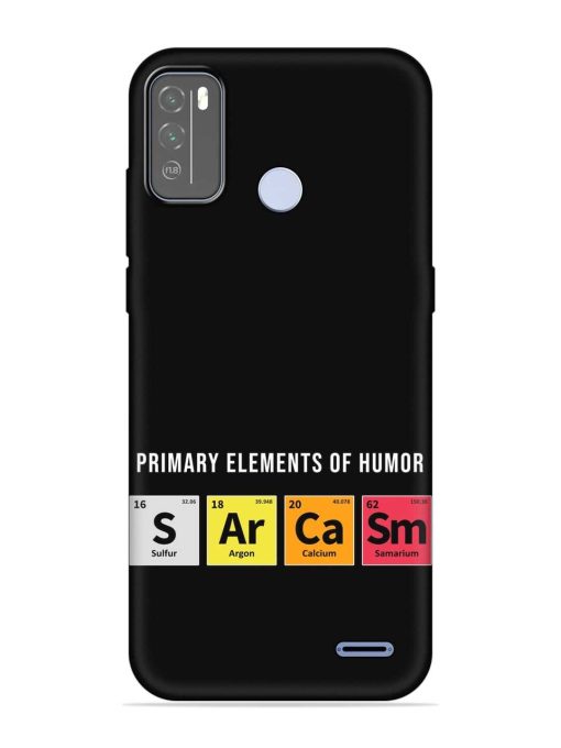 Primary Elements Humor Embossed Soft Silicone Case for Micromax In 1B