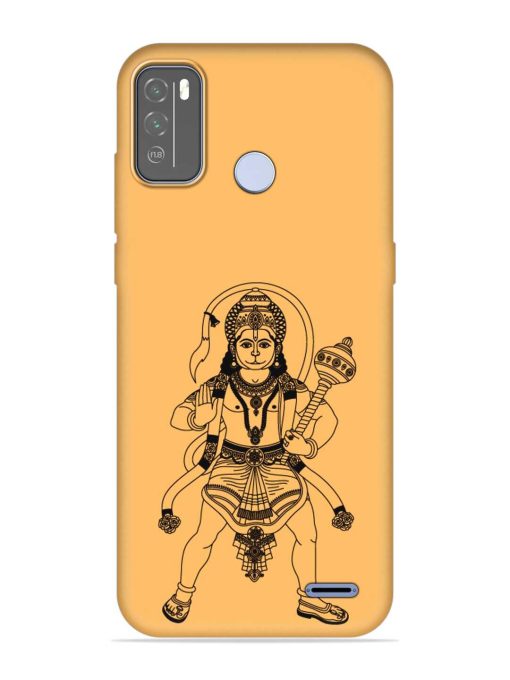 Indian God Hanuman Embossed Soft Silicone Case for Micromax In 1B