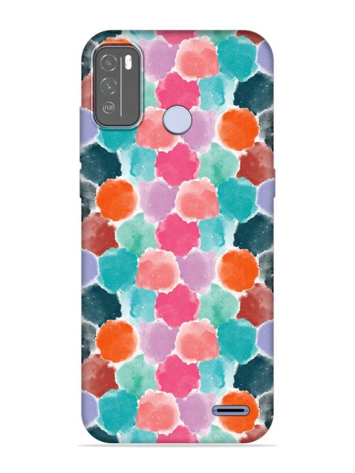 Colorful Seamless Pattern Embossed Soft Silicone Case for Micromax In 1B