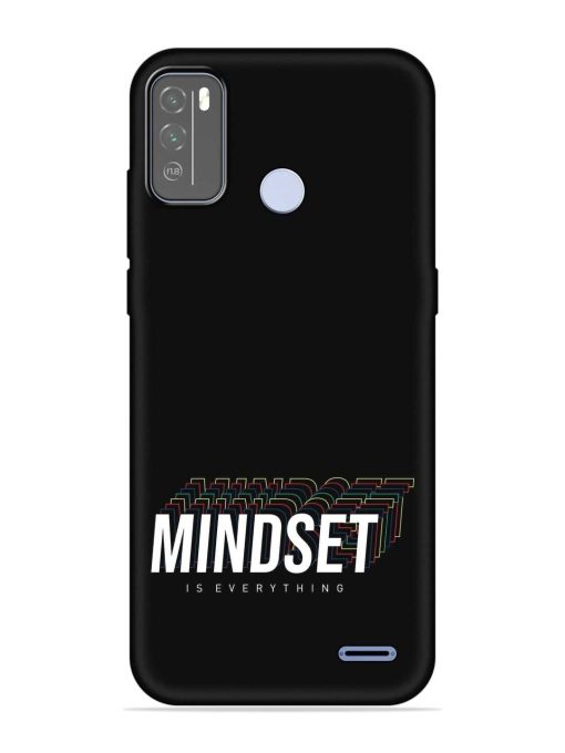 Mindset Everything Slogan Embossed Soft Silicone Case for Micromax In 1B