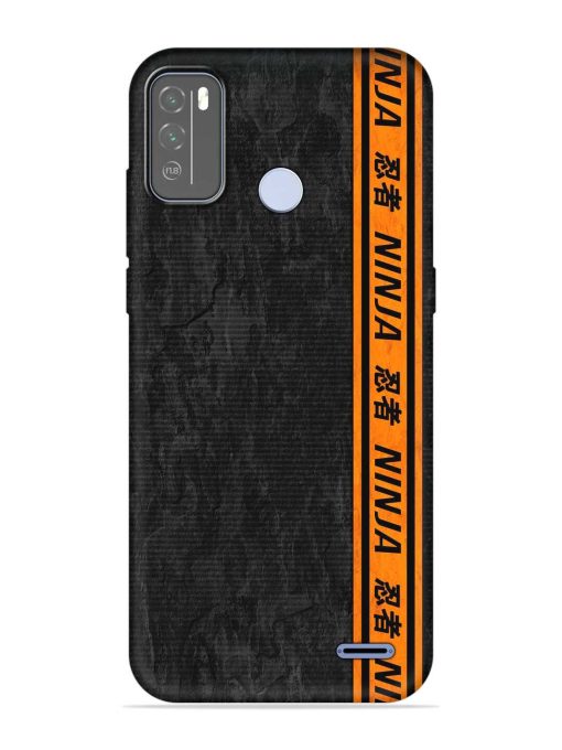 Ninja Srtips Embossed Soft Silicone Case for Micromax In 1B