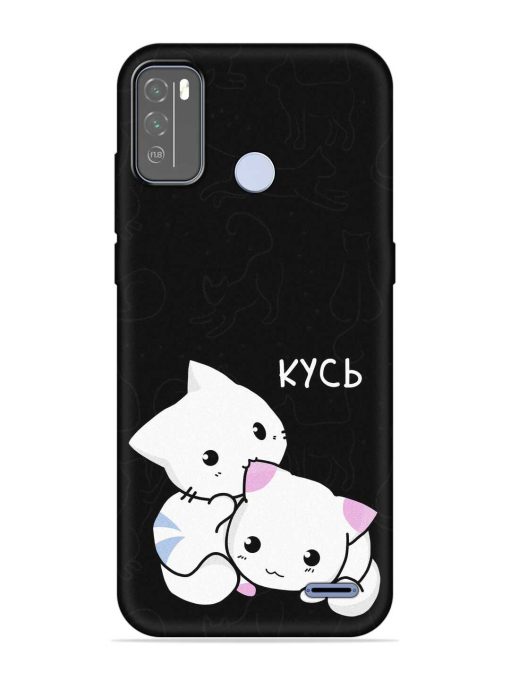 Kycb Cat Embossed Soft Silicone Case for Micromax In 1B