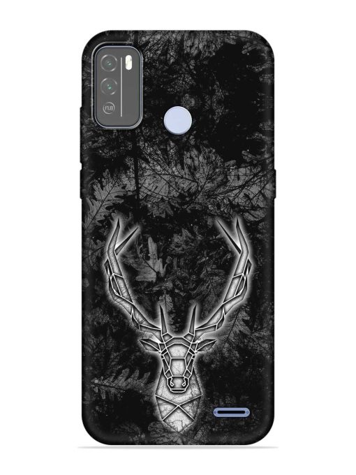 Ancient Deer Embossed Soft Silicone Case for Micromax In 1B Zapvi