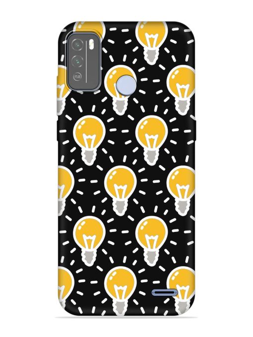 Light Bulb Seamless Embossed Soft Silicone Case for Micromax In 1B