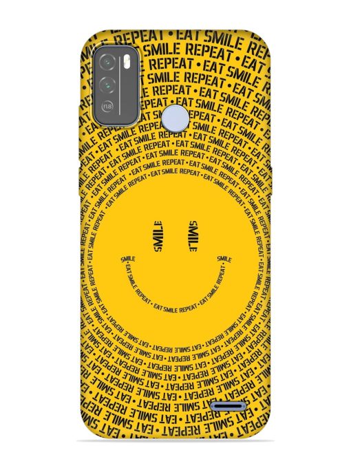 Smiley Embossed Soft Silicone Case for Micromax In 1B Zapvi