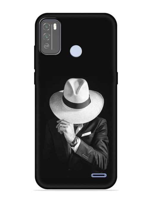 Men Under Hat Embossed Soft Silicone Case for Micromax In 1B