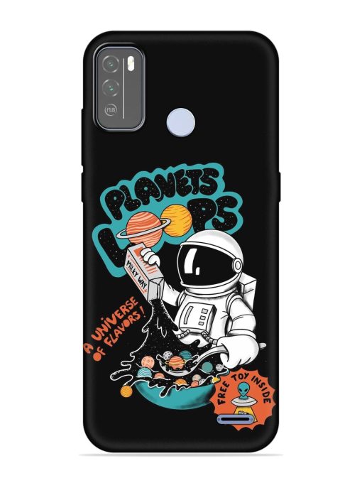 Planets Loop Embossed Soft Silicone Case for Micromax In 1B