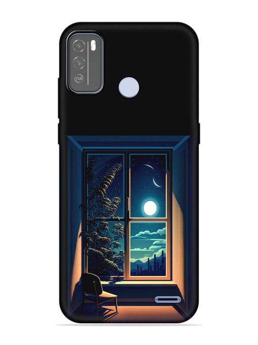 Night View At Window Embossed Soft Silicone Case for Micromax In 1B