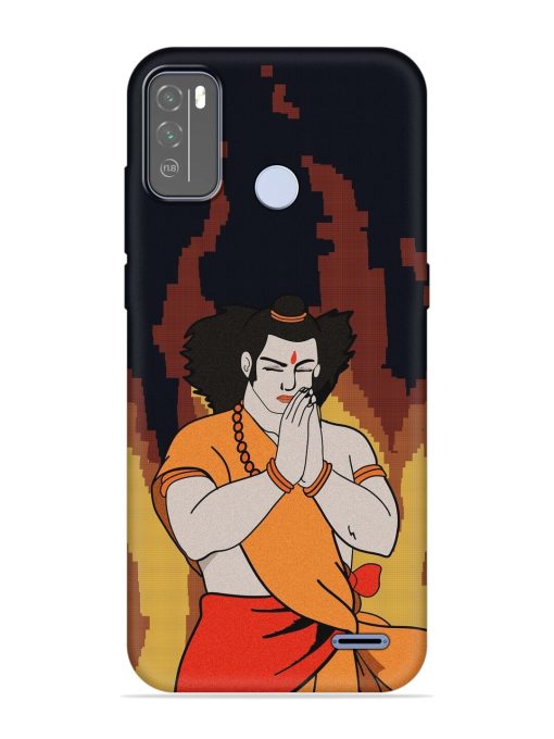 Shree Ram Vector Embossed Soft Silicone Case for Micromax In 1B Zapvi