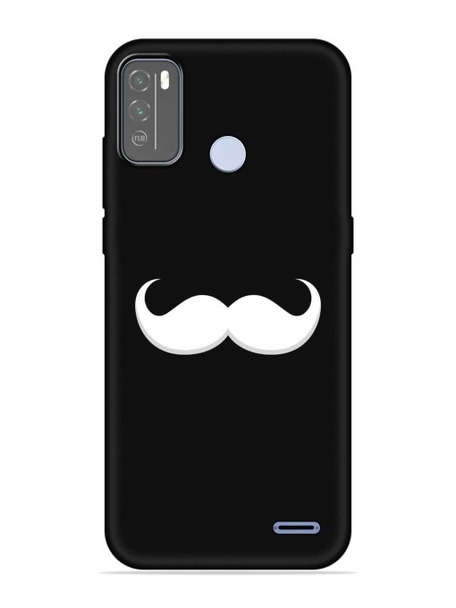 Mustache Vector Embossed Soft Silicone Case for Micromax In 1B