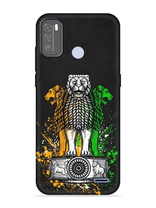 Pillars Of Ashoka Embossed Soft Silicone Case for Micromax In 1B Zapvi