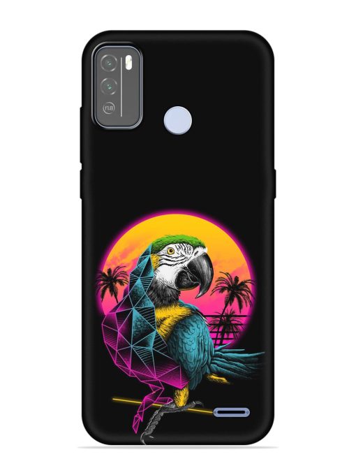 Rad Parrot Embossed Soft Silicone Case for Micromax In 1B