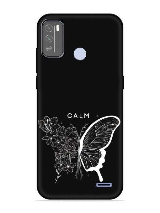 Calm Embossed Soft Silicone Case for Micromax In 1B Zapvi