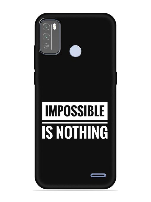 Impossible Is Nothing Embossed Soft Silicone Case for Micromax In 1B