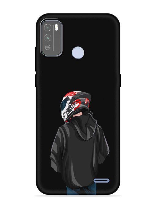 Motorcycle Rider Embossed Soft Silicone Case for Micromax In 1B