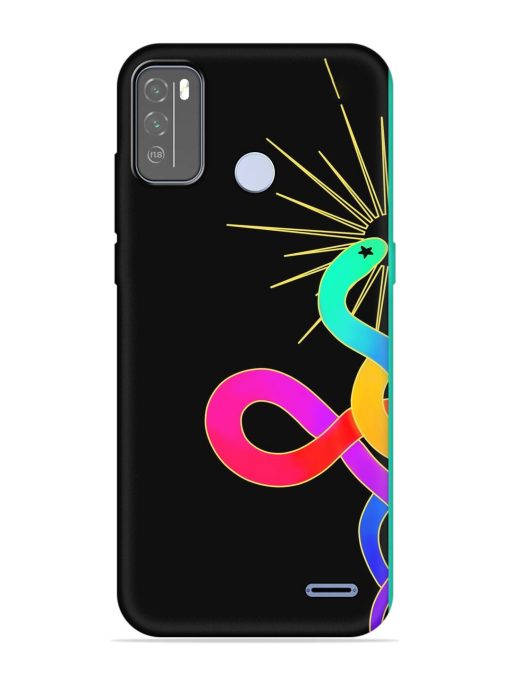 Art Geometric Abstraction Embossed Soft Silicone Case for Micromax In 1B Zapvi