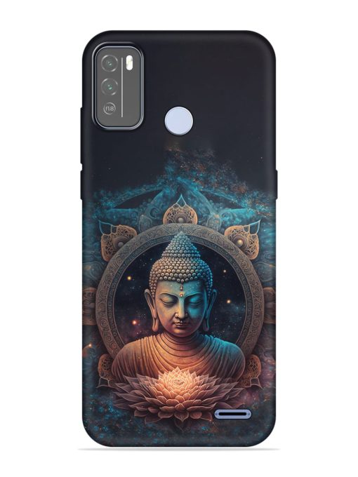 Gautam Buddha Embossed Soft Silicone Case for Micromax In 1B