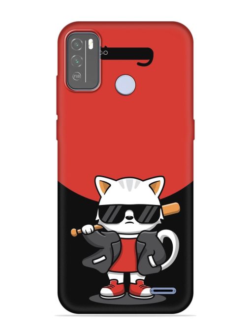 Cool Little Bear Cartoon Embossed Soft Silicone Case for Micromax In 1B