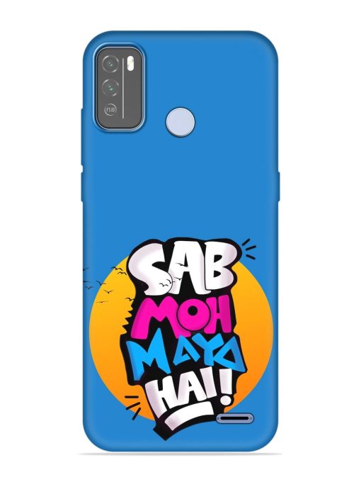 Sab Moh Moya Embossed Soft Silicone Case for Micromax In 1B Zapvi