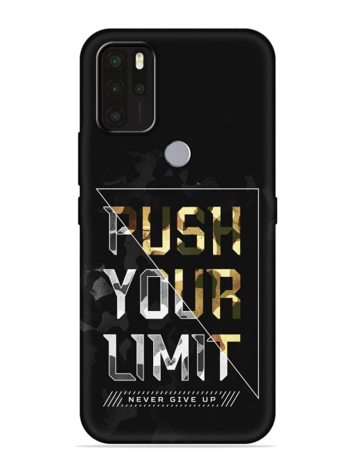 Push Your Limits Embossed Soft Silicone Case for Micromax In Note 1 Zapvi