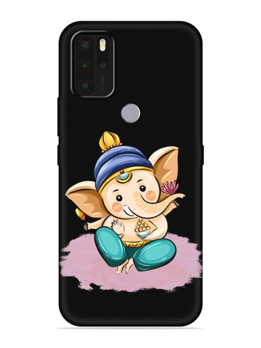 Bal Ganesh Vector Art Embossed Soft Silicone Case for Micromax In Note 1 Zapvi