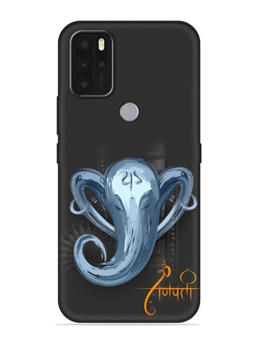 Illustration Lord Ganpati Embossed Soft Silicone Case for Micromax In Note 1