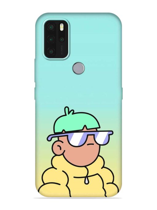 Doodles Cool Character Embossed Soft Silicone Case for Micromax In Note 1