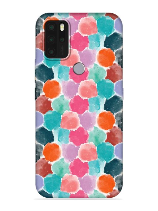 Colorful Seamless Pattern Embossed Soft Silicone Case for Micromax In Note 1 Zapvi